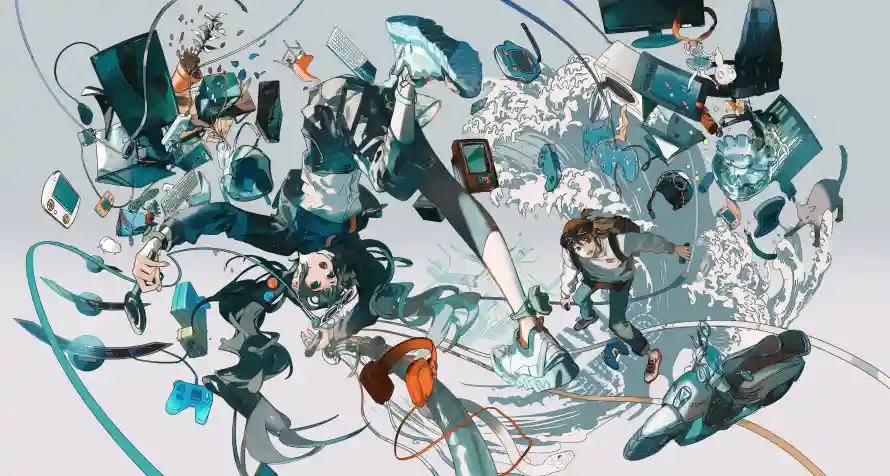 3k创意壁纸-二次元 - 创意设计-未来科技「哲风壁纸」