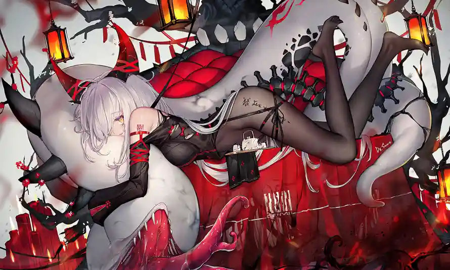4k女孩壁纸-二次元 - 传统日式-少女插画「哲风壁纸」