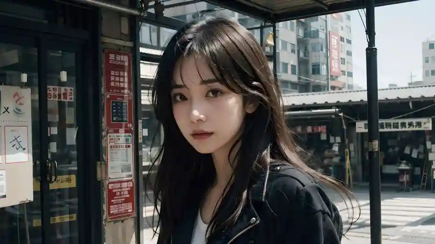 4k场景壁纸-城市 - 时尚-美女「哲风壁纸」