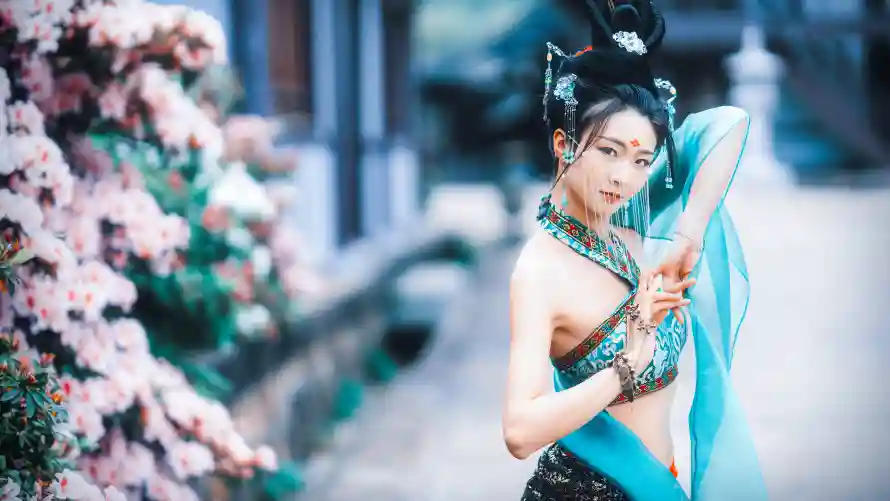 4k古风壁纸-汉服 - 东方美学-传统妆容「哲风壁纸」