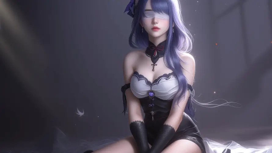 2k动漫壁纸-少女 - 插画-神秘「哲风壁纸」