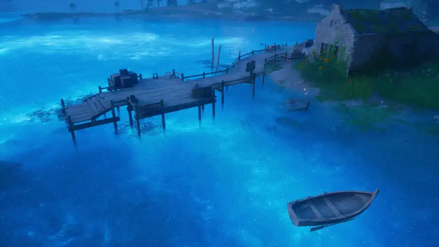 4k暖暖壁纸-宁静海域 - 小船风景-无限暖暖「哲风壁纸」