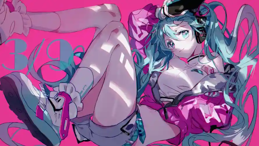 2k39壁纸-二次元 - 赛博风-初音未来「哲风壁纸」