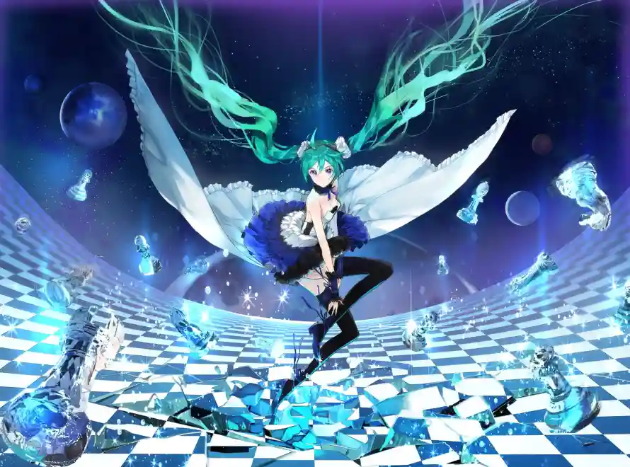 2k奇幻壁纸-棋盘 - 二次元-初音未来「哲风壁纸」