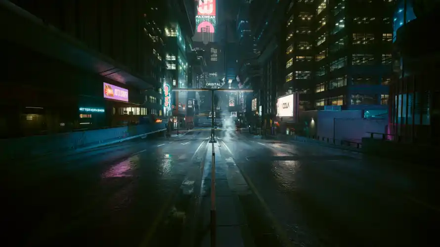 2k科幻壁纸-街拍 - 2077-未来街景「哲风壁纸」