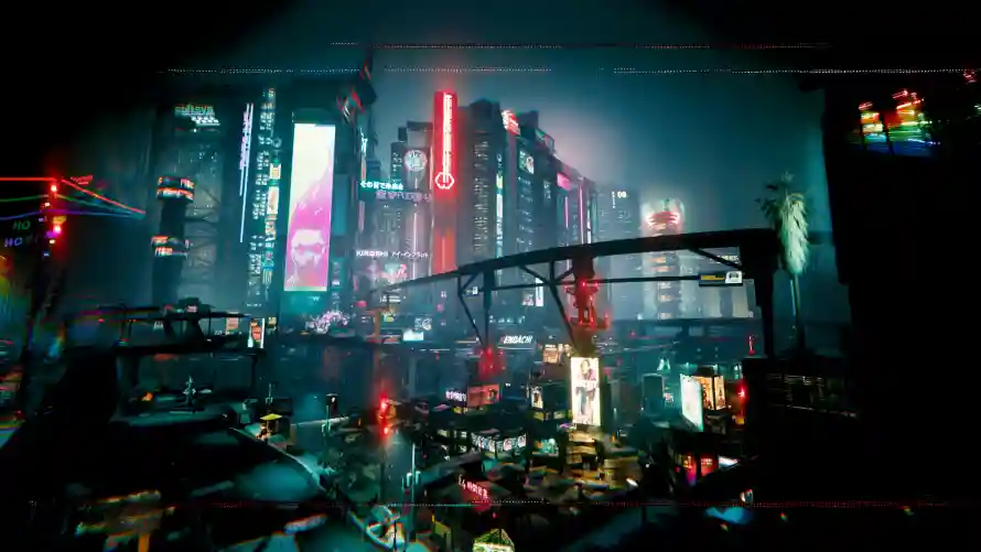 2k城市壁纸-夜景 - 科幻-街景「哲风壁纸」