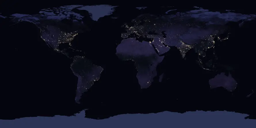 8k艺术壁纸-世界地图 - 创意背景-夜景地图「哲风壁纸」