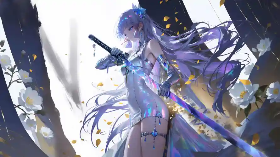 4k原神壁纸-稻妻 - 水墨风-刀剑少女「哲风壁纸」