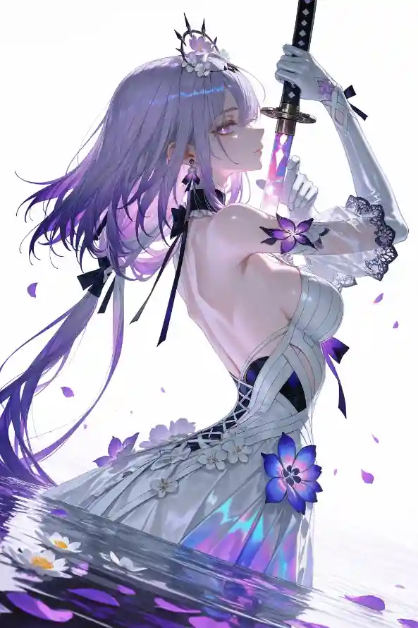 4k精灵壁纸 - 武士刀 - 刀光剑影 - 奇幻武士「哲风壁纸」