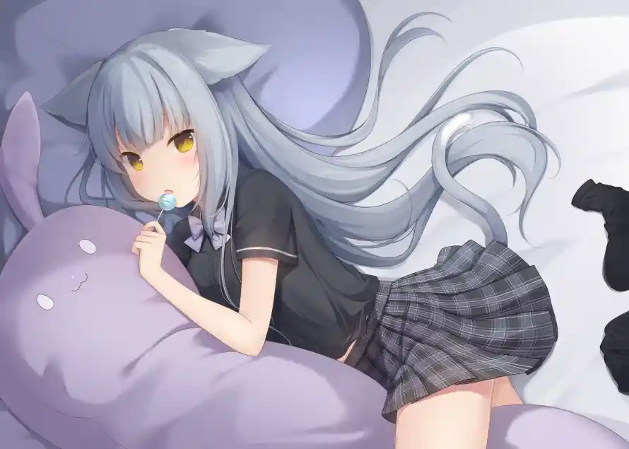 2k二次元壁纸-画师oc - 格子裙少女-画师原创OC「哲风壁纸」 2k二次元壁纸-画师oc - 格子裙少女-画师原创OC「哲风壁纸」