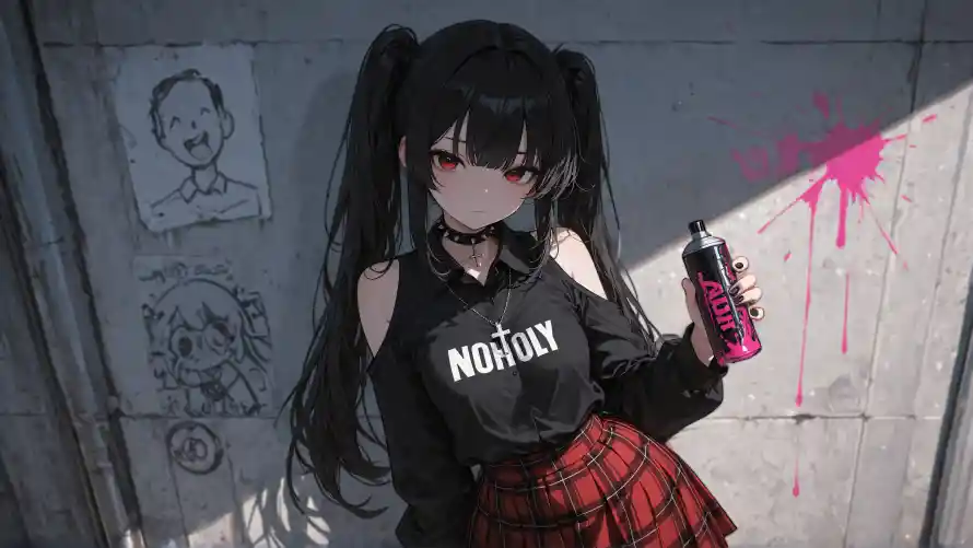 4kAI壁纸-壁纸 - 喷雾罐-暗黑系「哲风壁纸」