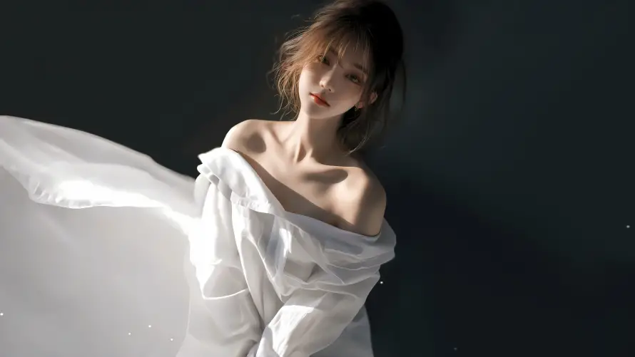 15k美女壁纸-阳光 - 光影写真-少女写真「哲风壁纸」