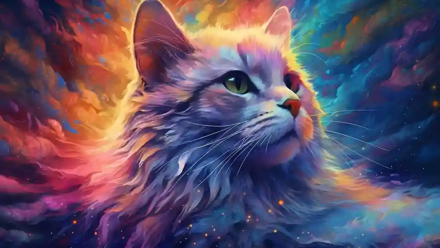 4k彩色壁纸-猫咪 - 幻彩宠物-彩色猫咪「哲风壁纸」 4k彩色壁纸-猫咪 - 幻彩宠物-彩色猫咪「哲风壁纸」
