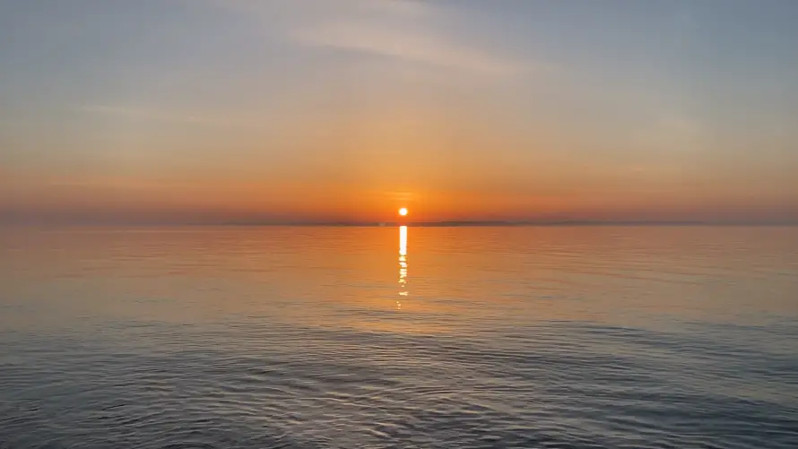 4k夕阳壁纸-海景 - 海面-黄昏「哲风壁纸」