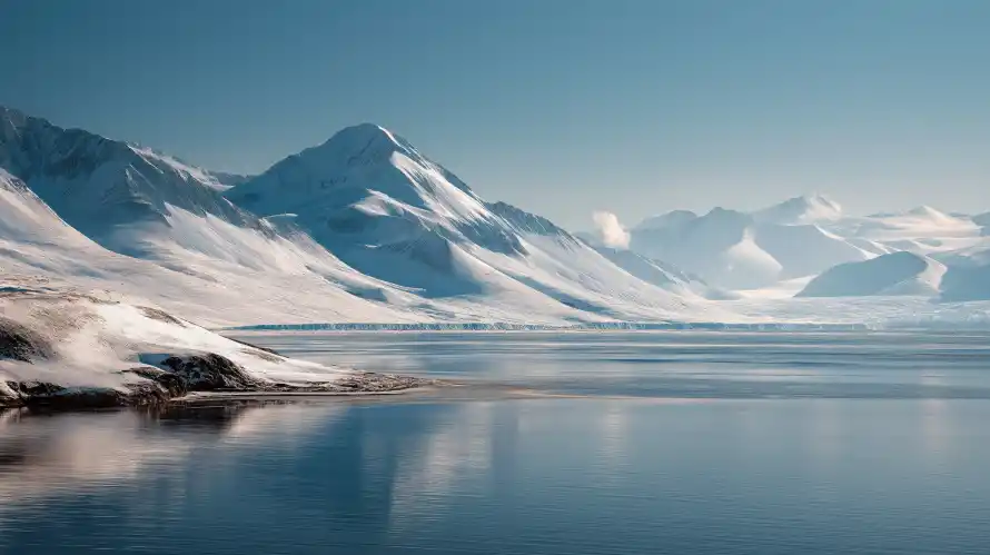 4k湖泊壁纸-自然 - 雪山-风景「哲风壁纸」