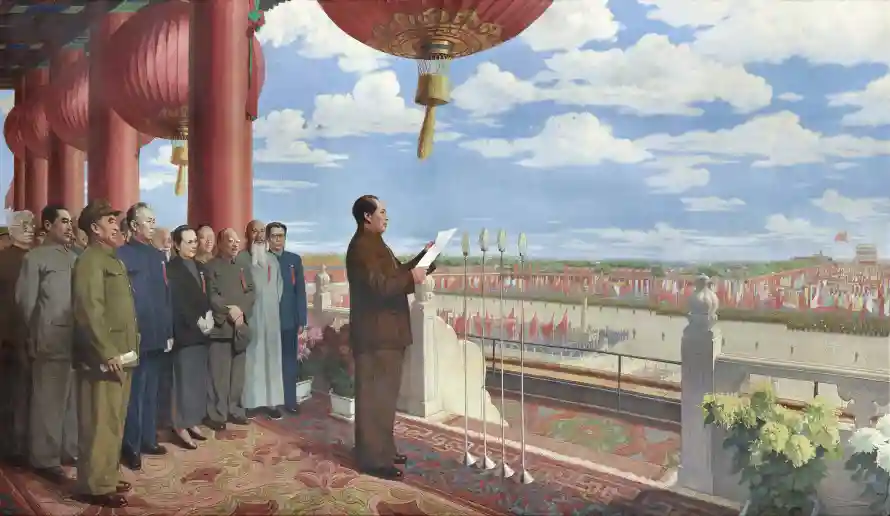 10k天安门壁纸-毛主席 - 毛泽东-1949「哲风壁纸」
