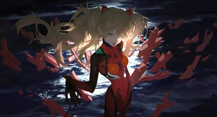 7k动漫壁纸-eva - 明日香-动漫角色「哲风壁纸」