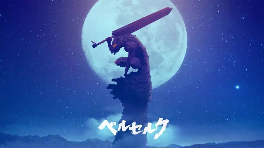 2k动漫壁纸-巨剑 - 月夜-格斯「哲风壁纸」
