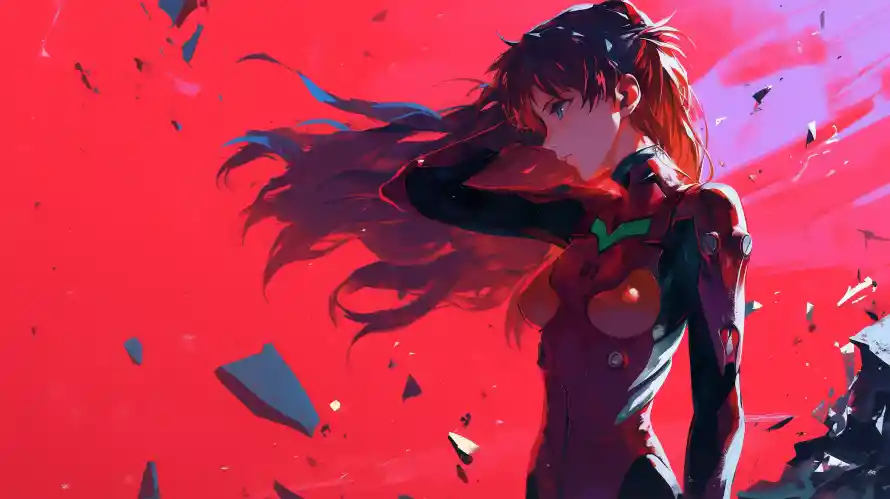 3k动漫壁纸-eva - 明日香-动漫角色「哲风壁纸」