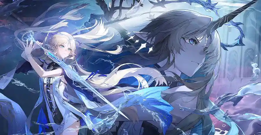 4k少女壁纸-希娅 - 蓝色系-奇幻魔法「哲风壁纸」