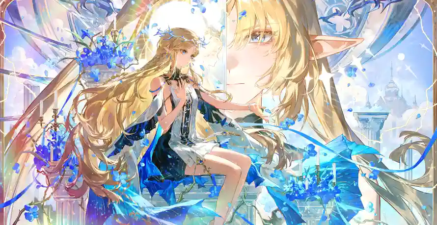 4k少女壁纸-希娅 - 奇幻场景-少女插画「哲风壁纸」