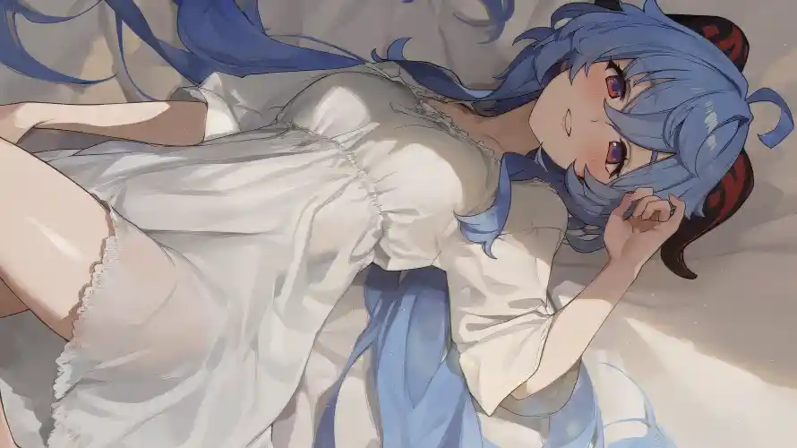 4k原神壁纸-少女 - 椰羊-甘雨「哲风壁纸」