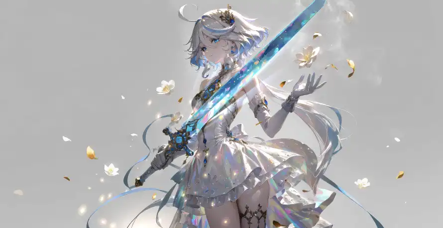 5k剑姬壁纸-少女 - 梦幻-芙芙「哲风壁纸」