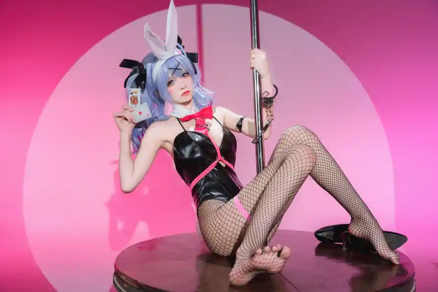 5k性感壁纸-cos - 钢管舞-兔耳cos「哲风壁纸」