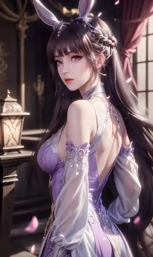 4k小舞壁纸 - 兔耳少女 - 华丽场景 - 斗罗大陆「哲风壁纸」