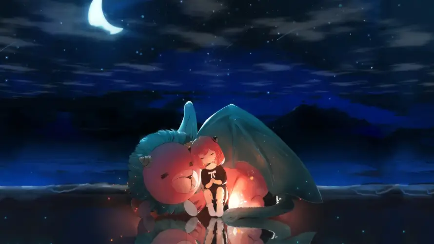 2k夜晚壁纸-山 - 星空-月夜「哲风壁纸」