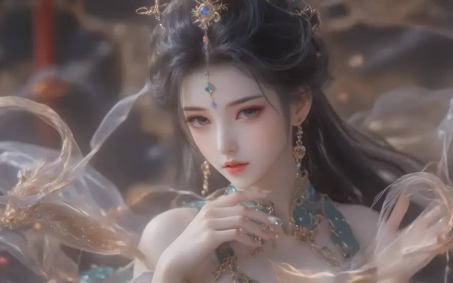 2k古風壁纸-美少女 - 东方美学-仙侠风格「哲风壁纸」