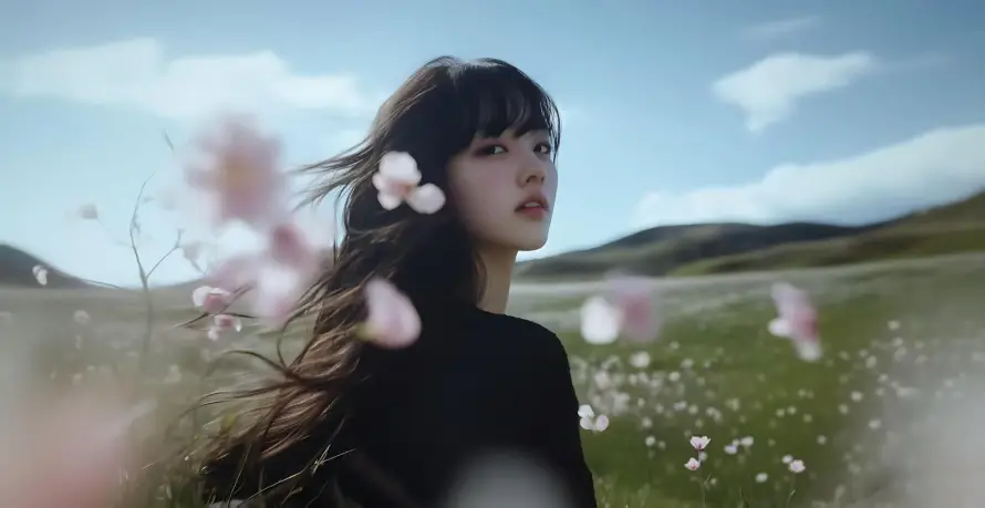 2k女生壁纸-美女 - 少女写真-户外摄影「哲风壁纸」