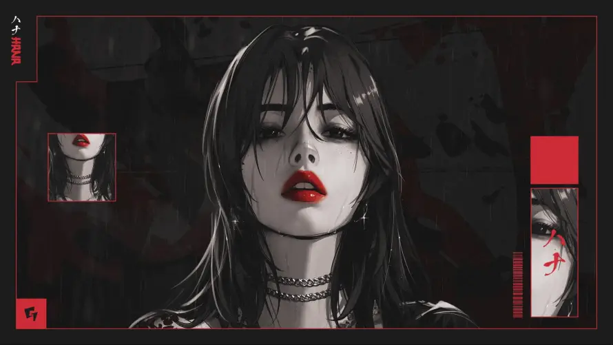 2k动漫壁纸-哥特 - 少女-插画「哲风壁纸」