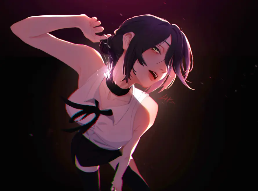 3k少女壁纸-电锯人 - 动漫插画-少女角色「哲风壁纸」