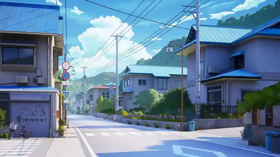 2k动漫壁纸-场景 - 动漫场景-夏日晴空「哲风壁纸」