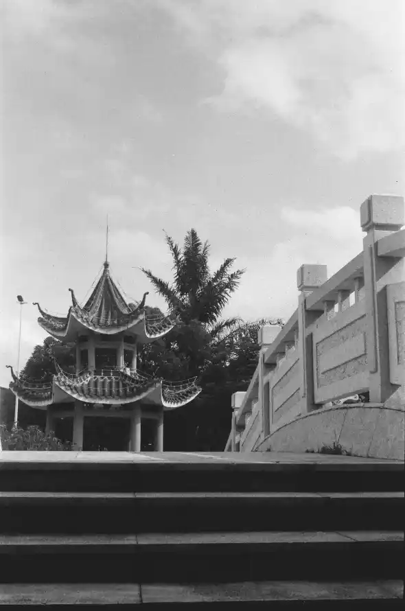 3k公园壁纸-塔 - 古亭-胶片「哲风壁纸」
