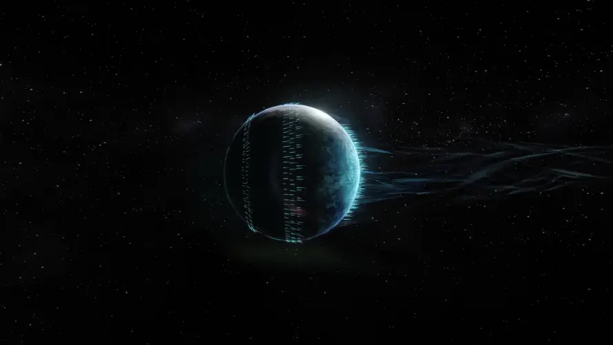 4k刘慈欣壁纸-流浪地球 - 科幻宇宙-行星发动机「哲风壁纸」