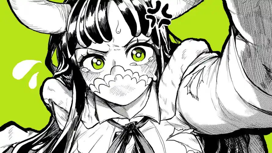 4k少女壁纸-角 - 素描-蓝眼睛「哲风壁纸」