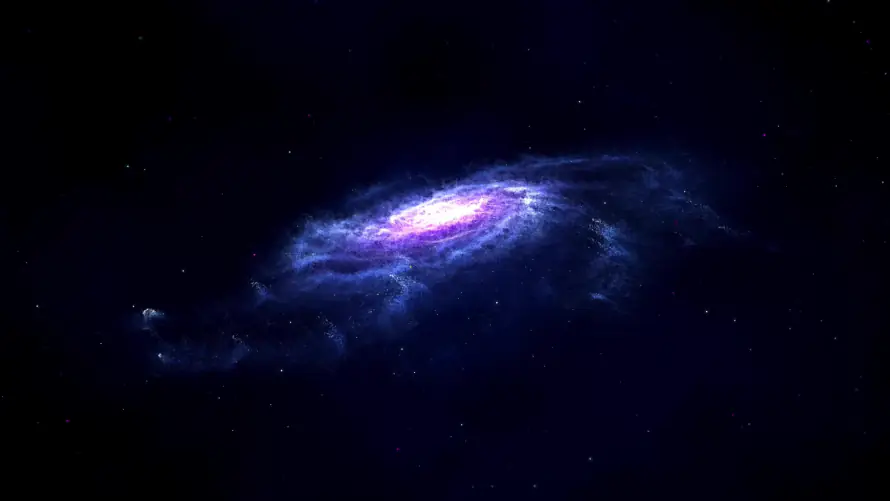 4k宇宙壁纸-星空 - 宇宙太空-星系转动「哲风壁纸」