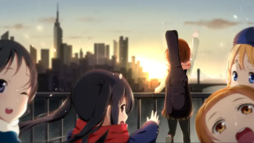 2k黄昏壁纸-平泽唯 - 秋山澪-k-on「哲风壁纸」