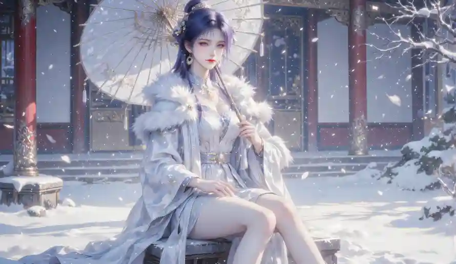 14k古装壁纸-古风 - 遮天-雪景「哲风壁纸」