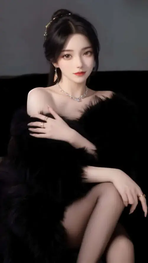 4k壁纸壁纸 - 优雅女性 - 动态壁纸 - 深色背景「哲风壁纸」