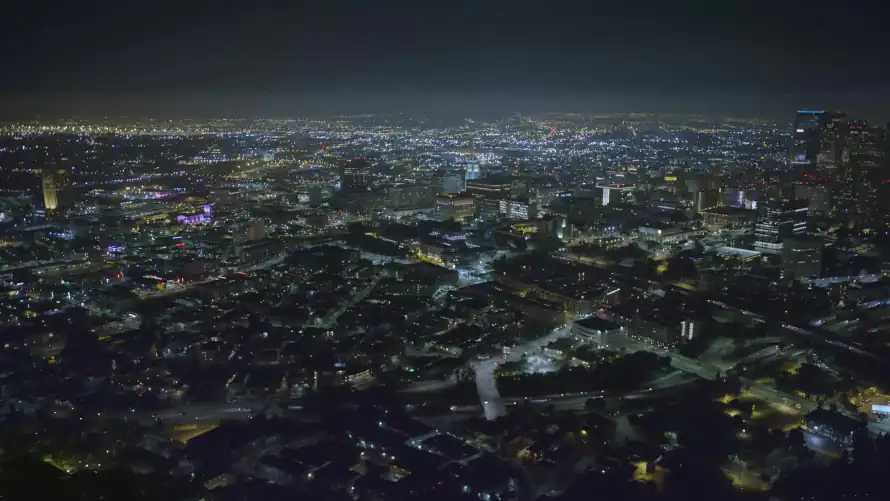 4k全景壁纸-城市 - 夜景-航拍「哲风壁纸」