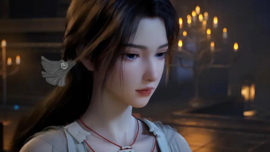 4k凡人壁纸-古风 - 宋玉-烛光「哲风壁纸」