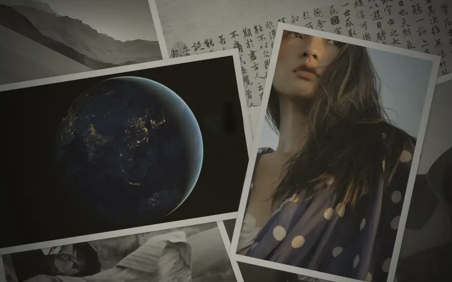 3k地球壁纸-女性 - 屏保-拼图「哲风壁纸」