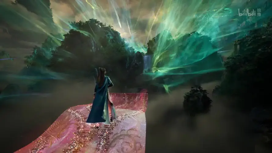 2k光芒壁纸-灵气 - 道袍-修仙场景「哲风壁纸」