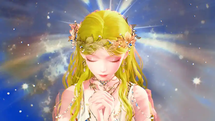 4k光芒壁纸-星空 - 暖暖-游戏「哲风壁纸」