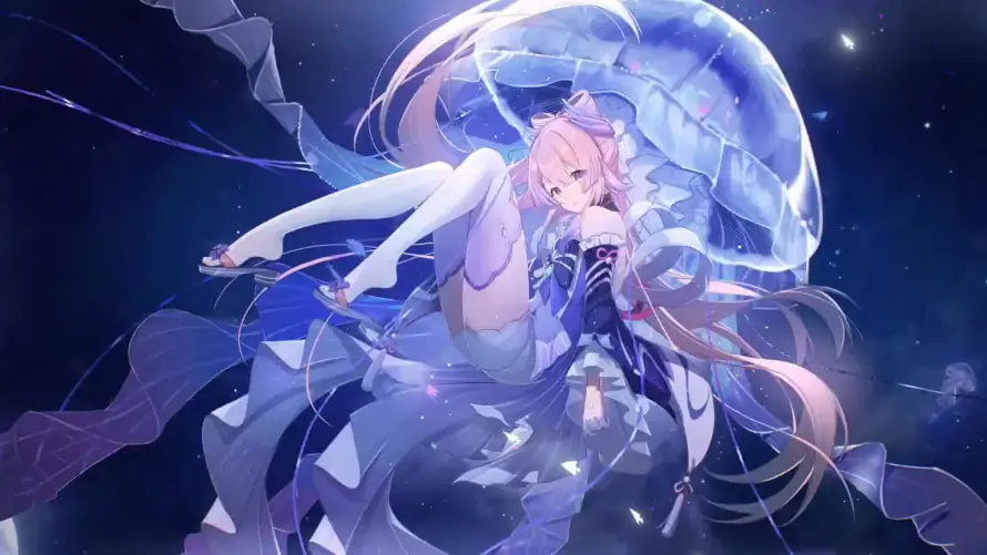 4k动态壁纸 - 星空 - 二次元 - 紫粉调「哲风壁纸」