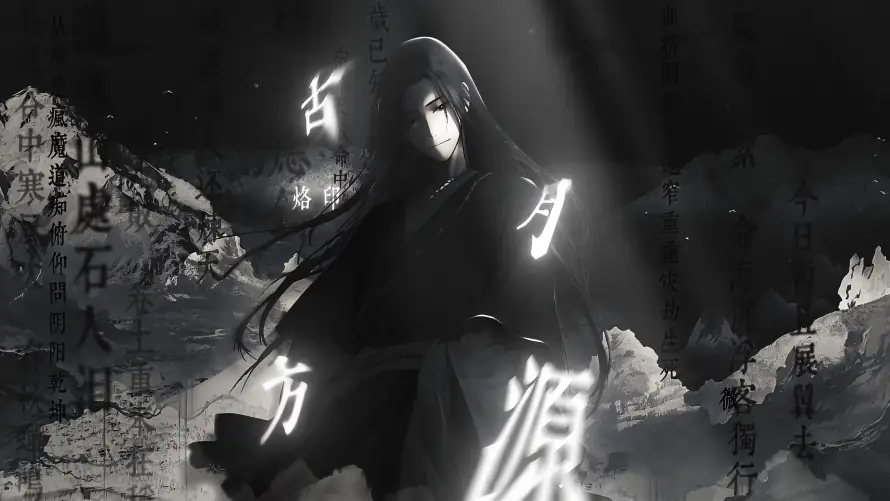 4k白月壁纸-源 - 雪山-二次元「哲风壁纸」