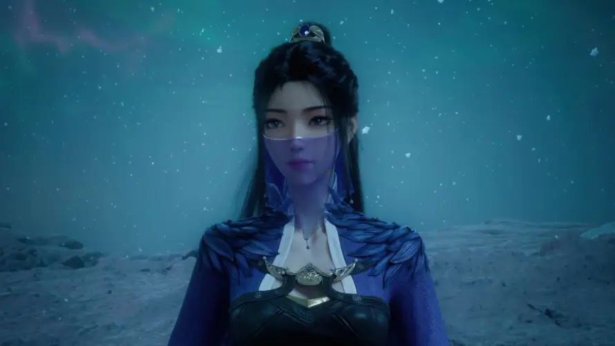 3k仙侠壁纸-汪凝 - 紫灵-星空背景「哲风壁纸」